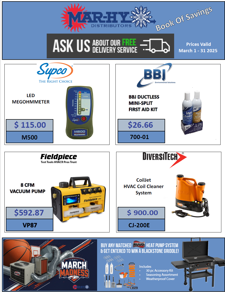 Mar-Hy Distributors Book of Savings March